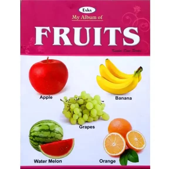 Kids Book of Fruits With Multiple Pictures