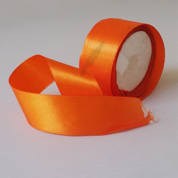 Satin Ribbon Orange 1 Inch x 10 Meters