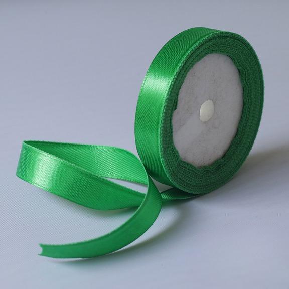 Satin Ribbon Green 1/2 Inch x 10 Meters