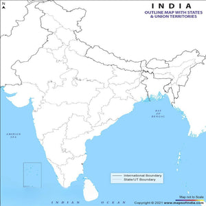 India State Political Map - Clickere