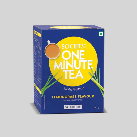Society One Minute Tea,Lemongrass Flavour - தேயிலை 140 g