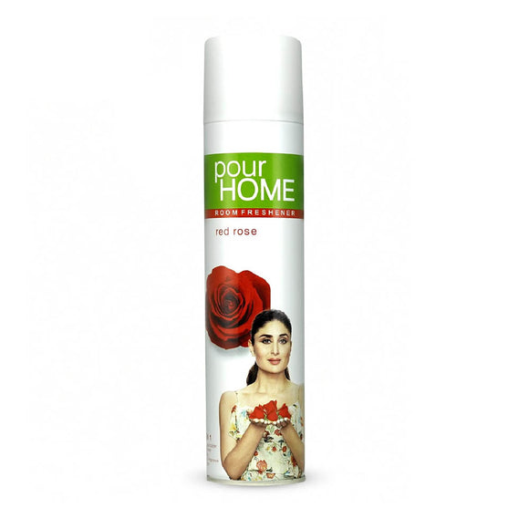 Pour Home Red Rose Room Freshener Long lasting Fragrance - 270 ml