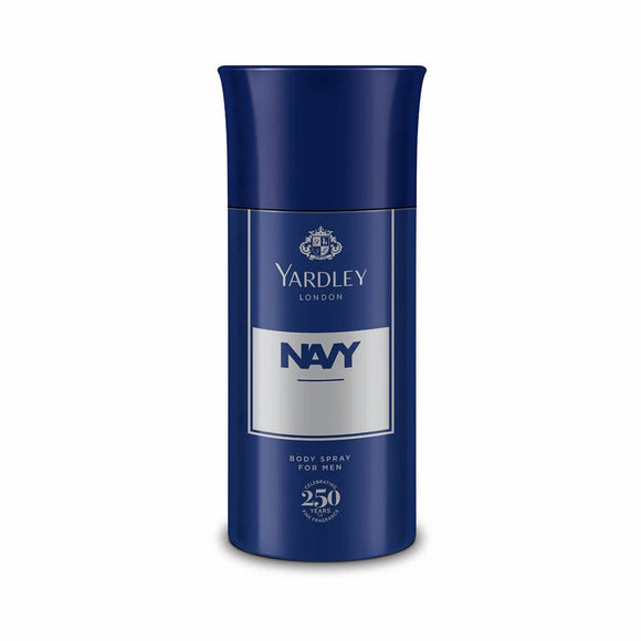 Yardley London Navy- Body Spray for Men - 150ml