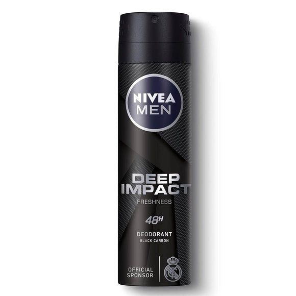Nivea Men Deep Impact Freshness Deodorant For Men - 150 ML
