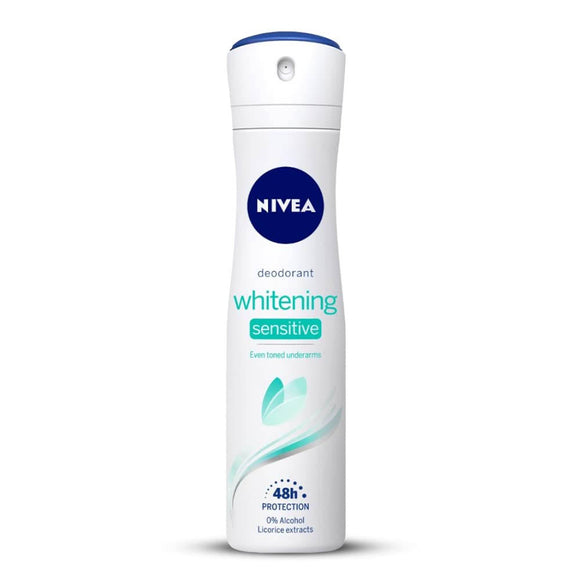 Nivea Whitening Sensitive Deodorant Spray For Women - 150ml
