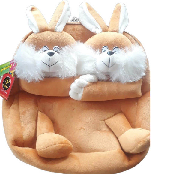 Double Face Rabbit School Bag for Nursery 29 Kids Cartoon Baby