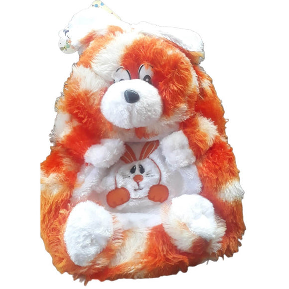 Rabbit School Bag for Nursery Kids Cartoon Baby Orange