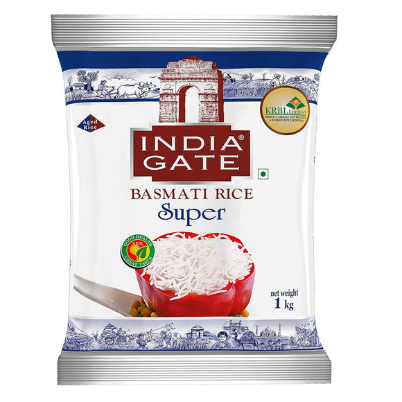India Gate Basmati Rice Super - பாஸ்மதி அரிசி 1 Kg