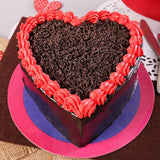 Heart Shape Choco Taste Cake