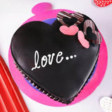 Love Heart Shape Chocolate Cake