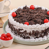 Black Forest Round Shaped Cake