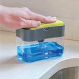 2-in-1 Soap Dispenser For Kitchen and Sponge Holder