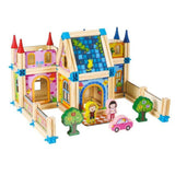 Wooden Building Blocks Master of Architecture Educational Toys Wooden doll house