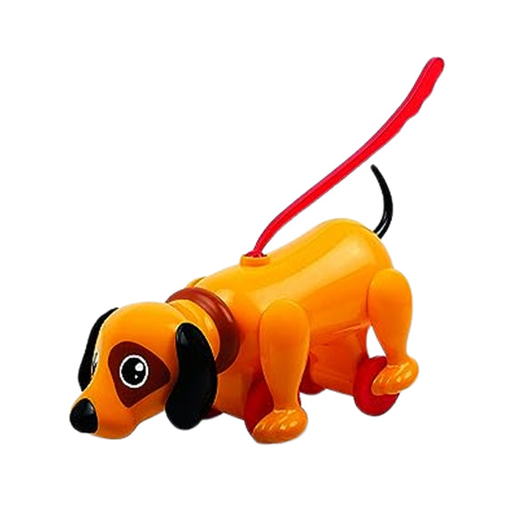 Sniffy The Dog , Pull Along Toy, Head Bobs,Tail Wags, Encourages Walking