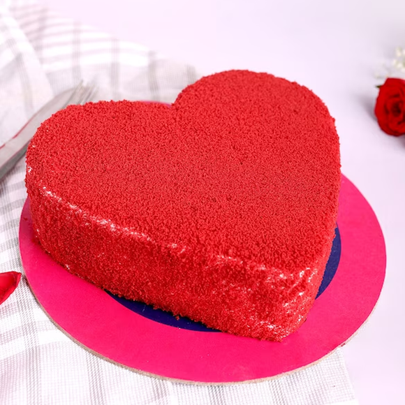 Love Expression Red Velvet Cake