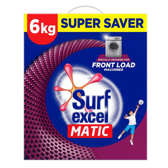 Surf Excel Matic Front Load Powder Detergent 6 Kg