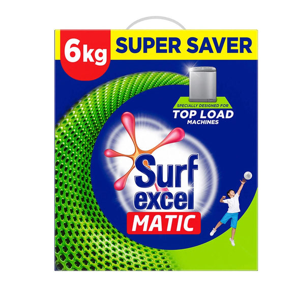 Surf Excel Matic Top Load Powder Detergent 6 KgSurf Excel Matic Top Load Powder Detergent 6 Kg