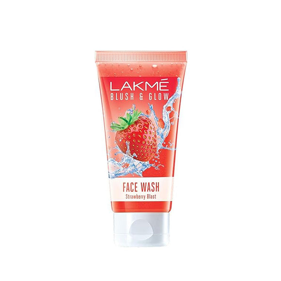 Lakme Blush and Glow Strawberry Gel Face Wash 50G