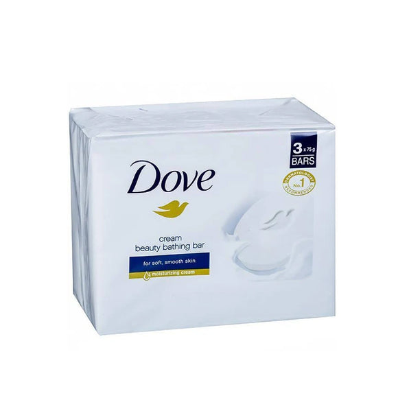 Dove Cream Bathing Bar Soap 3X75G overwrap