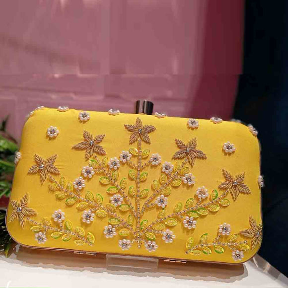 Tending Modern Clutch Wallet For Women,Yellow Model 1