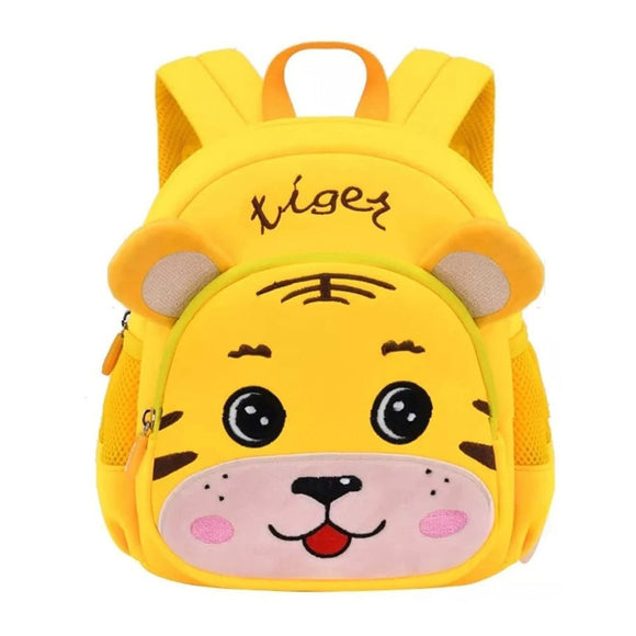 Tiger Design Bag for Toddler Lightweight Backpack for Kids,Yellow