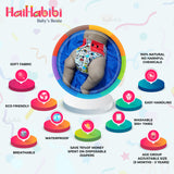 Reusable & Adjustable Free Size 10 Cloth Diapers With 10 Insert Pad HAIHABIBI - Pack of 10 - Assorted Colors Printed for 3 Months - 3 years Babies