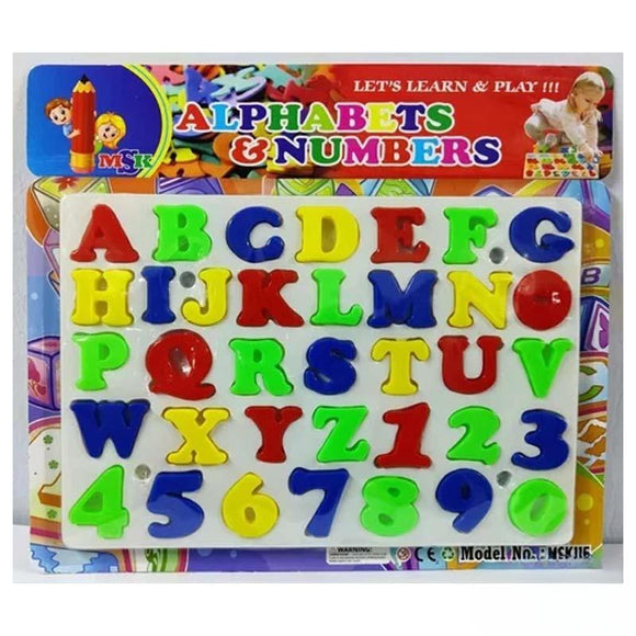 Alphabets Numeric Educational Magnetic Letters Toys Set for Kids
