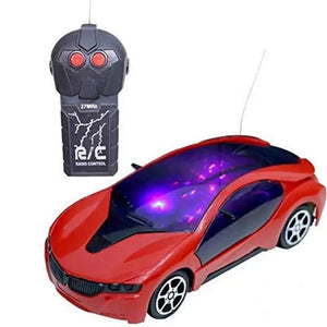 Remote Control Car With 3D Lights - Red