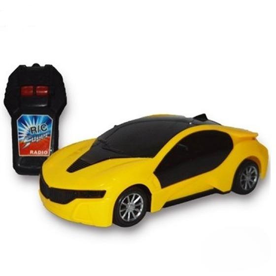 Remote Control Car With 3D Lights - Yellow