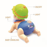 Crawling Baby Toy With Music & Lights For Kids