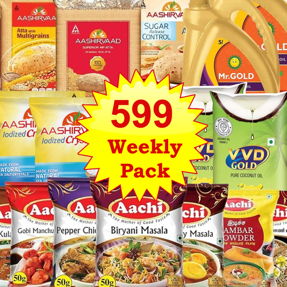 Weekly Grocery Basic Combo Pack 3 - Rs 599