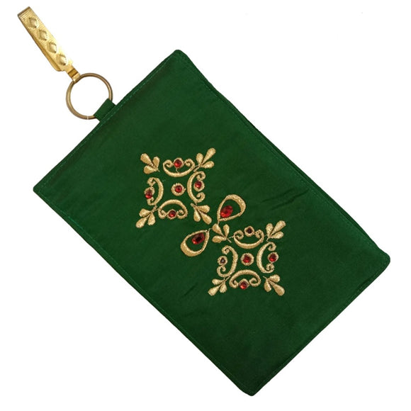 Nehas Stylish Mobile Pouch Cover,Green Modal 3