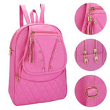 Pink Backpack for College Girls Modern Look Utility College Backpack