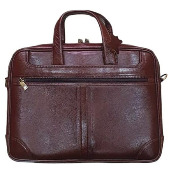 Unisex Plain Brown Leather Executive Laptop Bag at Rs 799 in Chennai