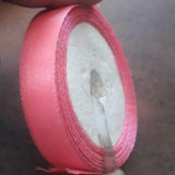 Satin Ribbon Pink 1/2 Inch x 10 Meters