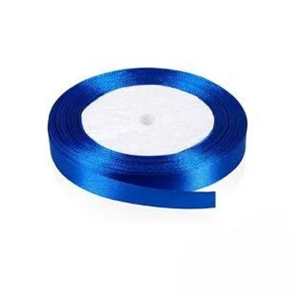 Satin Ribbon Blue 1/2 Inch x 10 Meters