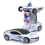 Robot Car Battery Operated Racing Car With Music For Kids