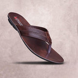 Mocca Plus Men's V Shape Slipper - Brown Color N 7056