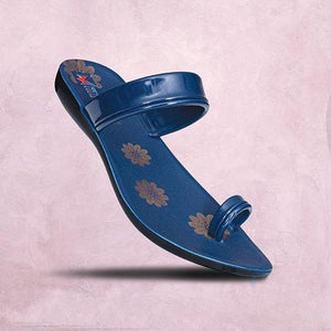 Mocca Plus Women's Fancy Slipper - Blue Color N 522