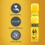 Engage Women Tease Deodorant For Women, Citrus and Floral - 150 ml