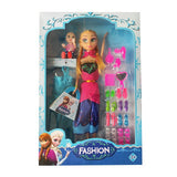 Fashion Doll Frozen Doll with Baby Doll Dresses and Accessories