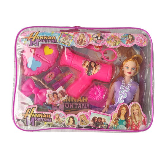 Hanna Montana Doll Set with Makeup Accessories