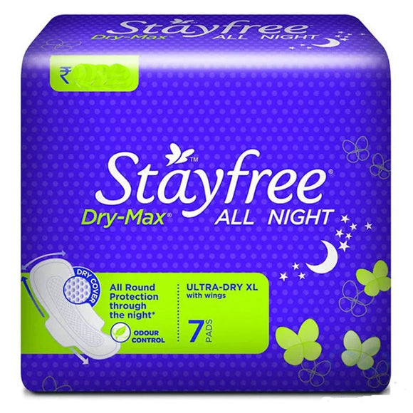 Stayfree Dry Max All Night 7 Nos