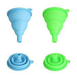 Silicone Rubber Funnel for Kitchen Oil Pouring Sauce Water Juice Fully Collapsible