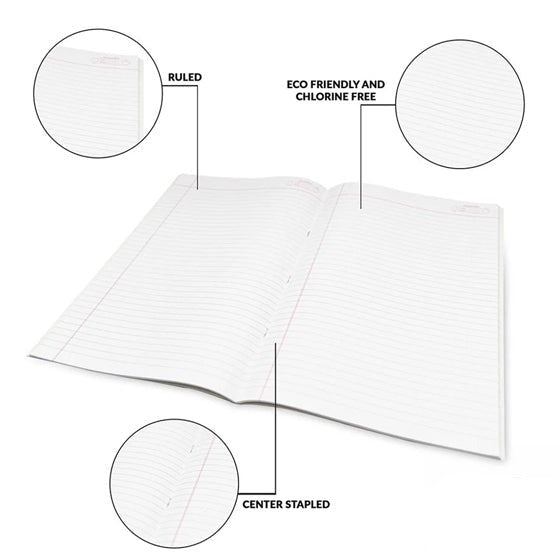 Long Size Ruled Note Book - 1 Quire - Clickere