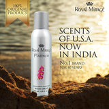Royal Mirage Platinum Perfumed Body Spray for Men & Women - 200 ml