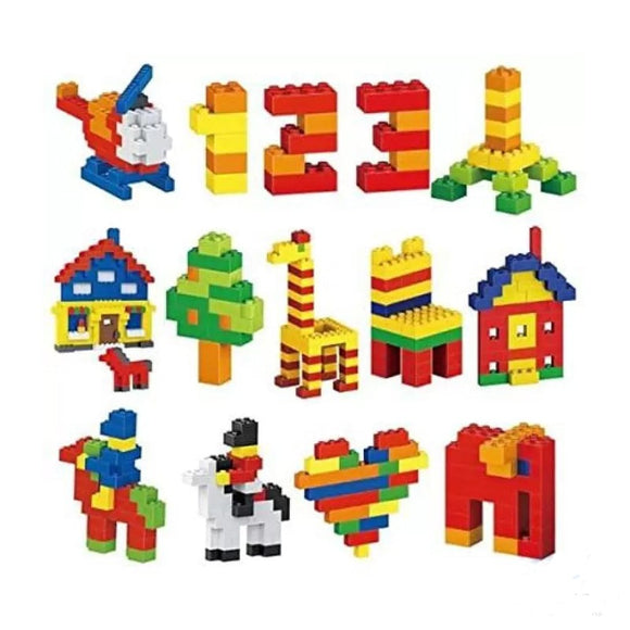 Building Blocks Colorful Plastic Kids Puzzle Toy 45 Pcs