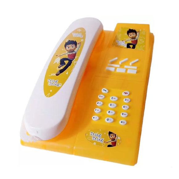 Landline Telephone Battery Operated Musical Toy For Kids