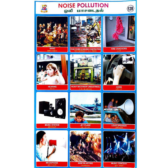 Noise Pollution School Project Chart Stickers