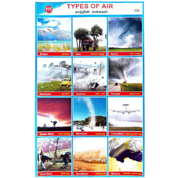 Types Of Air School Project Chart Stickers